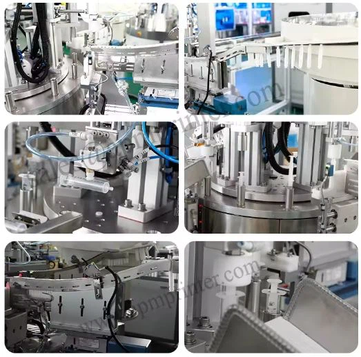 APM-108 With Safety Cover High-speed Syringe Parts Assembly Line Fully Automatic Syringe Assembly Machine